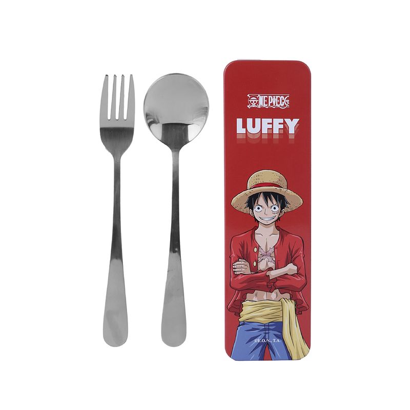 Kit-De-Cubiertos-Con-Estuche-One-Piece-Monkey-D-Luffy-Acero-Inoxidable-Rojo-2-Piezas-1-25403