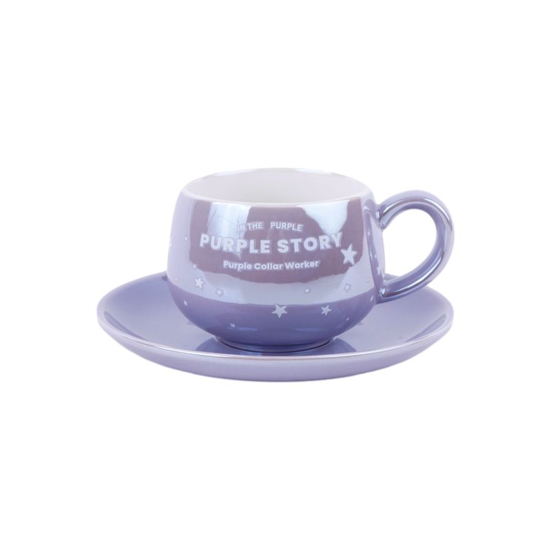Taza-Con-Plato-Miniso-MINISO-Hologr-fica-Cer-mica-Lila-220-ml-1-24478