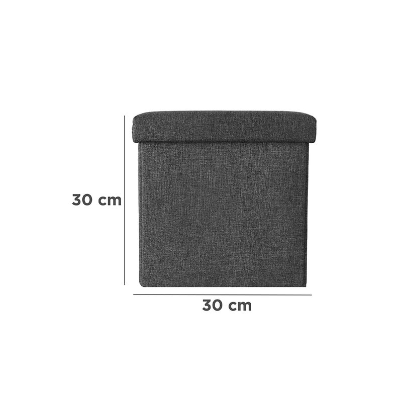 Organizador-Plegable-Tipo-Taburete-100-Poli-ster-Gris-30x30x30-cm-6-28763