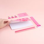 Kit-De-Papeler-a-Minimalista-Sint-tico-Rosa-9-Piezas-2-28774