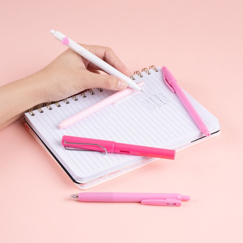 Set-Plumas-Rose-Pink-Tinta-Negra-5-Piezas-2-28775