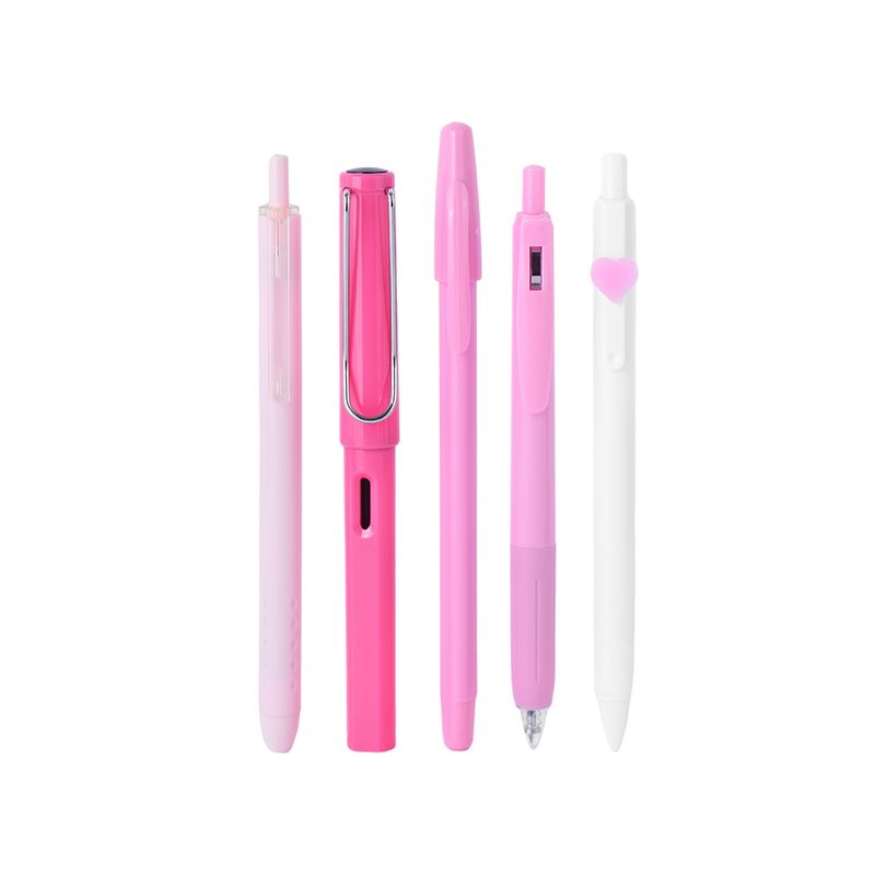 Set-Plumas-Rose-Pink-Tinta-Negra-5-Piezas-1-28775