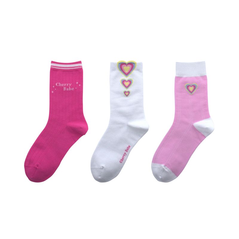 Set-Calcetines-Para-Mujer-Cherry-Valentine-Textiles-Multicolor-3-Pares-1-28791