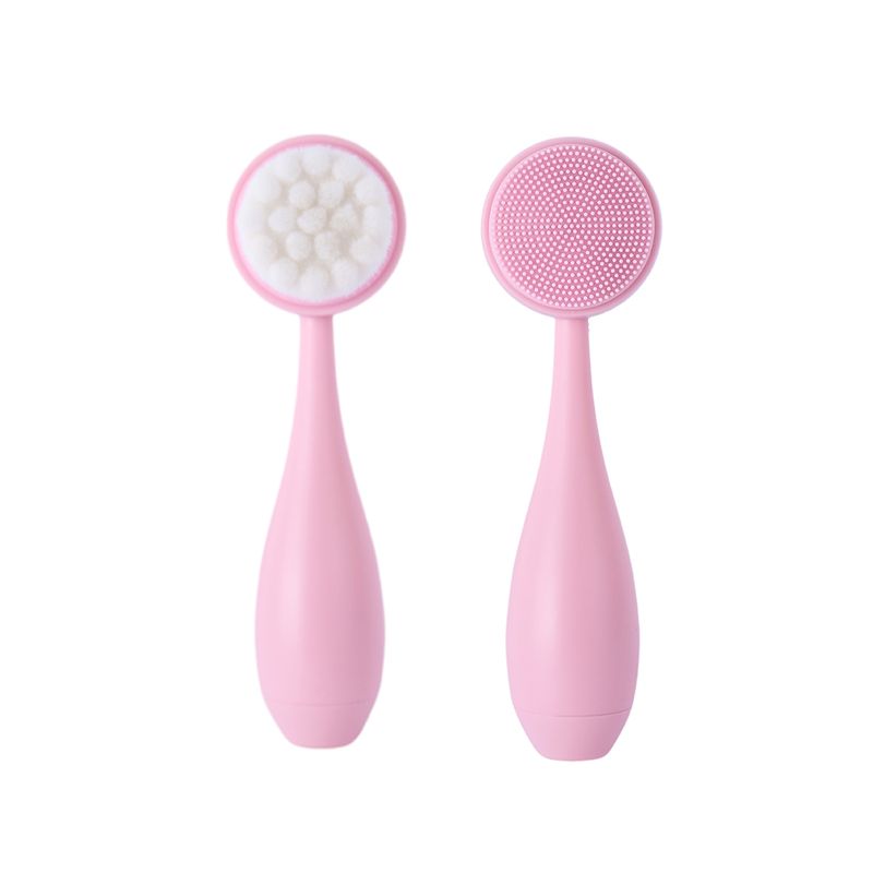Cepillo-De-Limpieza-Facial-Doble-Cara-Sint-tico-Rosa-15-cm-1-28799