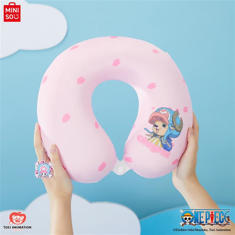 Almohada-De-Viaje-One-Piece-Tony-Tony-Chopper-Memory-Foam-Textil-Rosa-3-26118