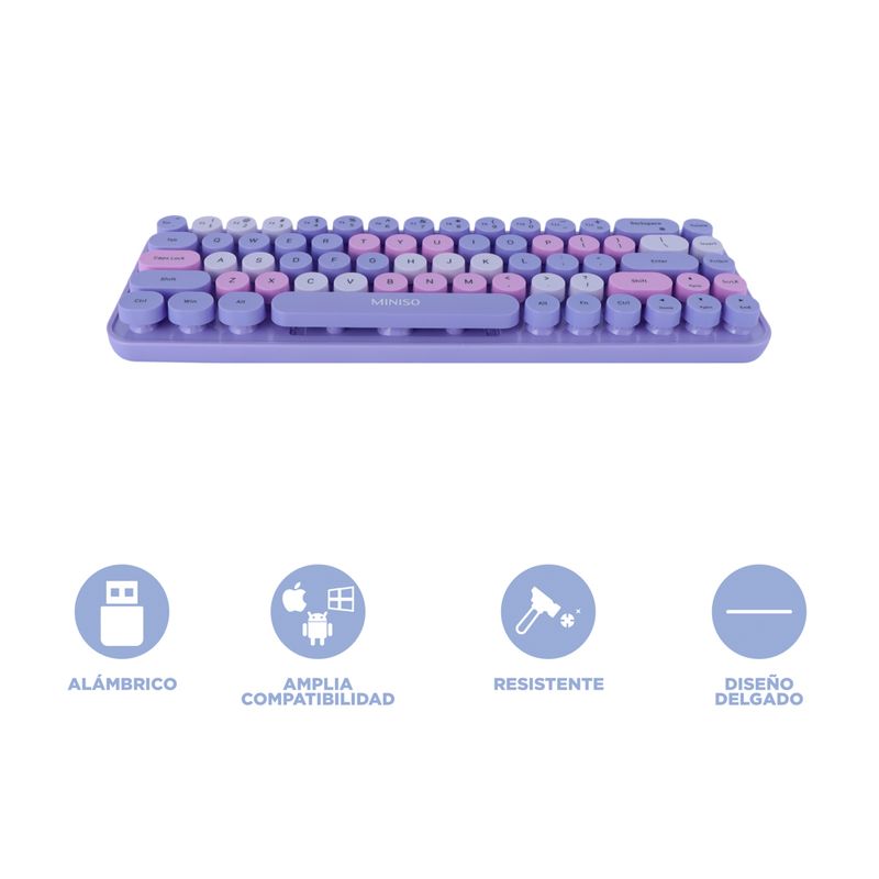 Teclado-Inal-mbrico-Sint-tico-Morado-31-7x10-9x3-5-cm-3-28338