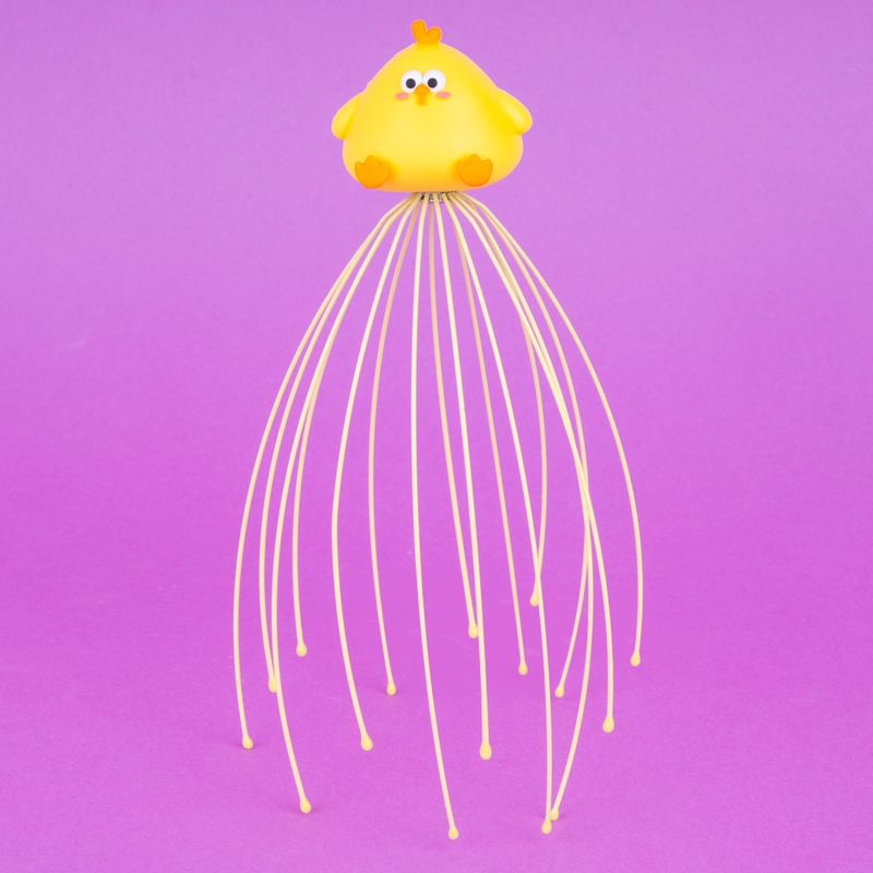 Masajeador-Para-Cabeza-MINISO-Pollito-Acero-Inoxidable-Amarillo-5-23999