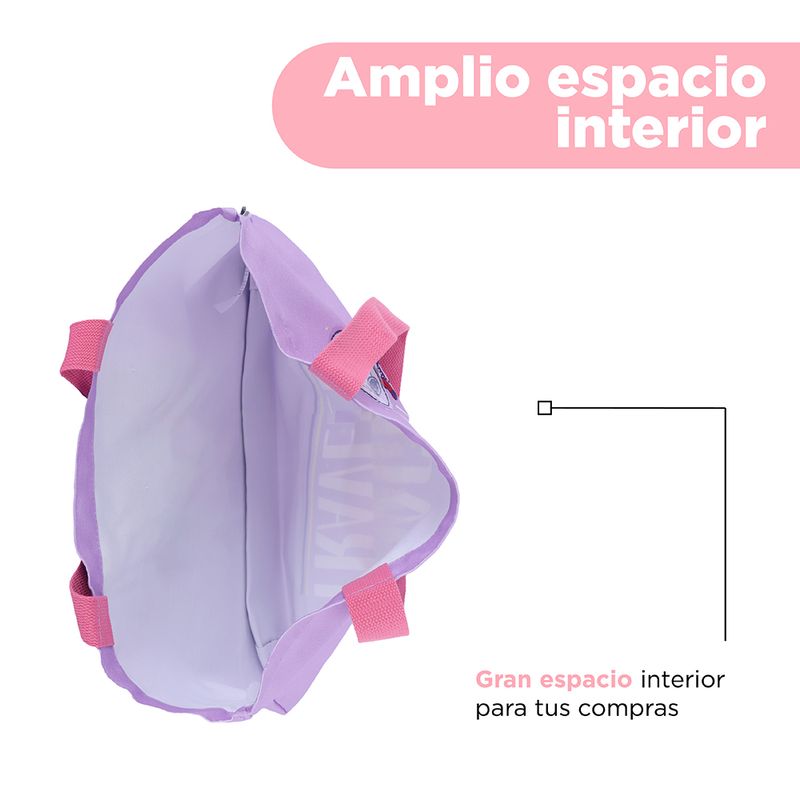 Bolsa-De-Compras-Snoopy-Explorador-Del-Espacio-100-Poli-ster-Lila-4-24314