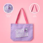 Bolsa-De-Compras-Snoopy-Explorador-Del-Espacio-100-Poli-ster-Lila-5-24314