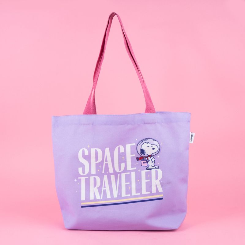 Bolsa-De-Compras-Snoopy-Explorador-Del-Espacio-100-Poli-ster-Lila-6-24314