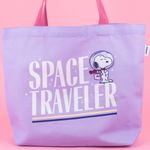 Bolsa-De-Compras-Snoopy-Explorador-Del-Espacio-100-Poli-ster-Lila-7-24314