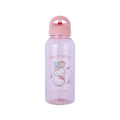 Cilindro Con Tapa Y Boquilla SANRIO Hello Kitty Plástico Rosa 1 L