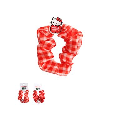 Dona Para Cabello Sanrio Hello Kitty Textil Roja