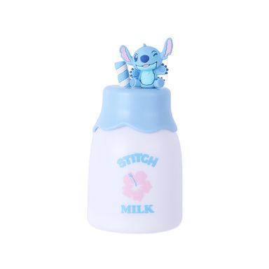 Lámpara De Noche Disney Stitch Diseño Tipo Vaso De Leche Sintética Azul