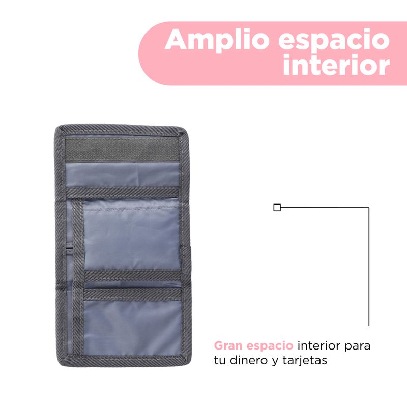 Cartera-Para-Mujer-Snoopy-Explorador-Del-Espacio-Textil-Gris-5-24330