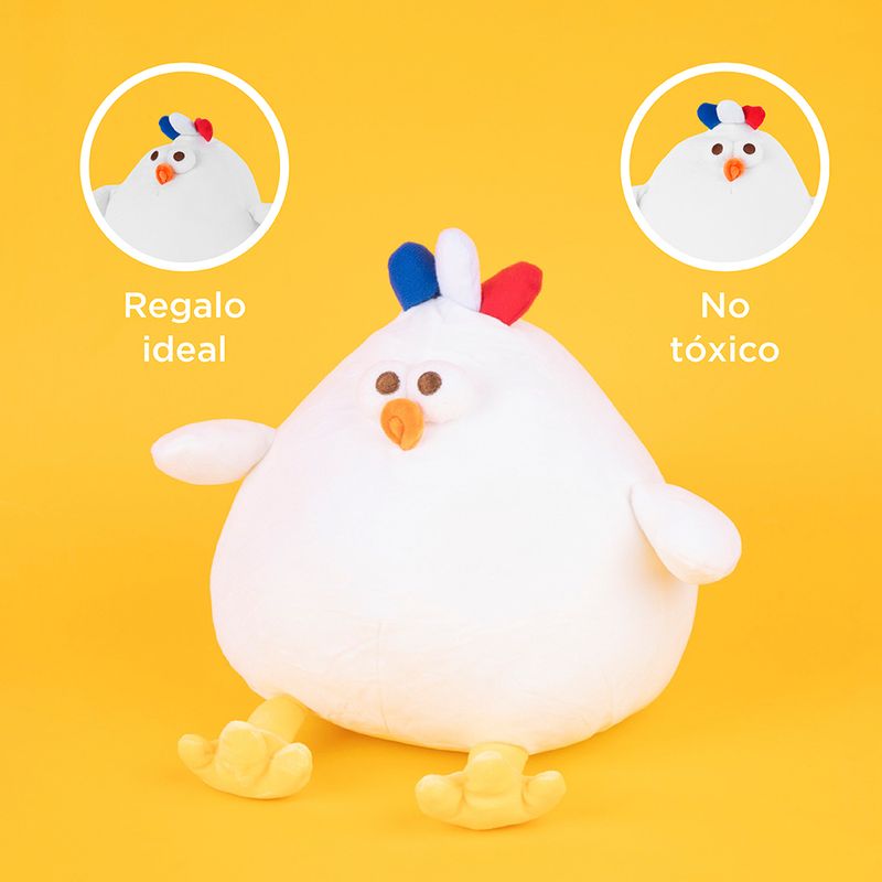 Peluche-Miniso-Pollo-Francia-Felpa-Blanco-6-24358