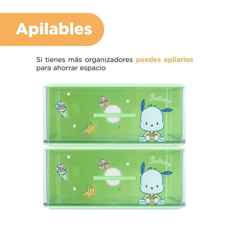 Organizador-De-Escritorio-Con-Caj-n-SANRIO-Pochacco-Sint-tico-Verde-5-24086