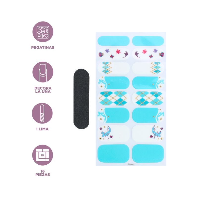 Stickers-Para-U-as-PRINCESAS-DISNEY-Jazm-n-Colecci-n-Princesas-Menta-16-Piezas-3-24090