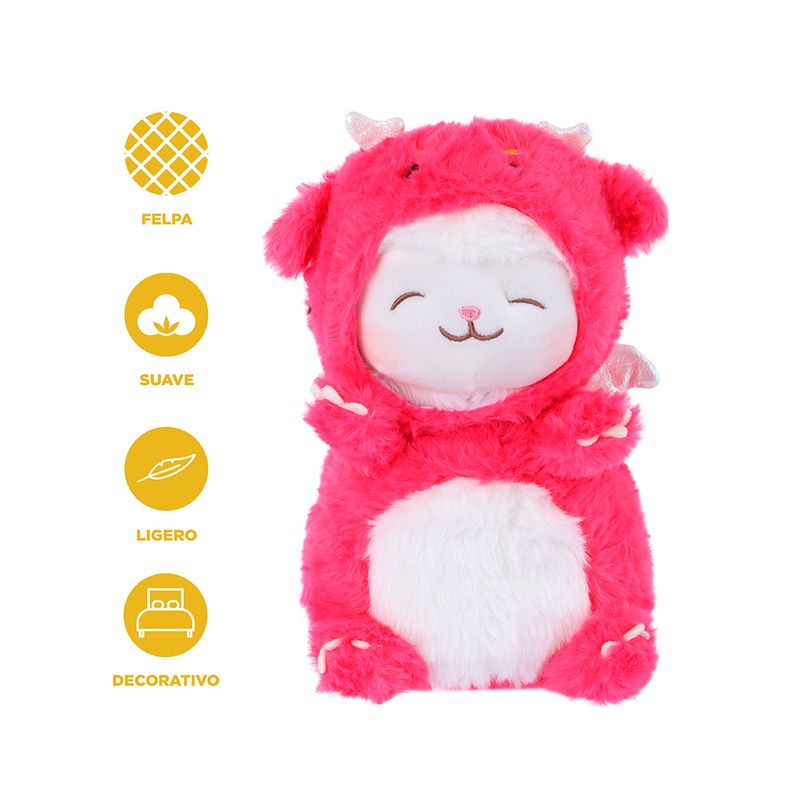 Peluche-Oveja-Disfrazada-De-Drag-n-Felpa-Rosa-4-24376