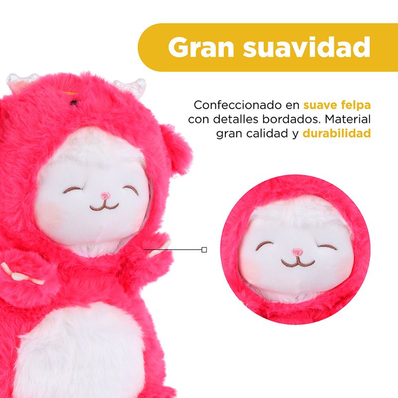 Peluche-Oveja-Disfrazada-De-Drag-n-Felpa-Rosa-5-24376