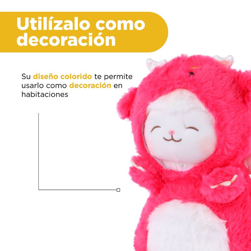 Peluche-Oveja-Disfrazada-De-Drag-n-Felpa-Rosa-7-24376