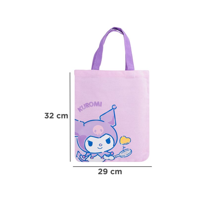 Bolsa-De-Compras-Sanrio-Kuromi-Textil-Morada-8-24248