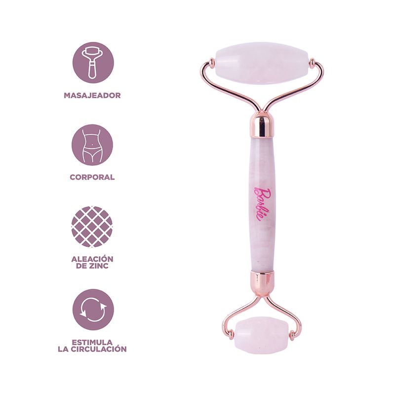 Rodillo-Masajeador-Facial-Barbie-Doble-Cabezal-Cuarcita-Rosa-3-28809