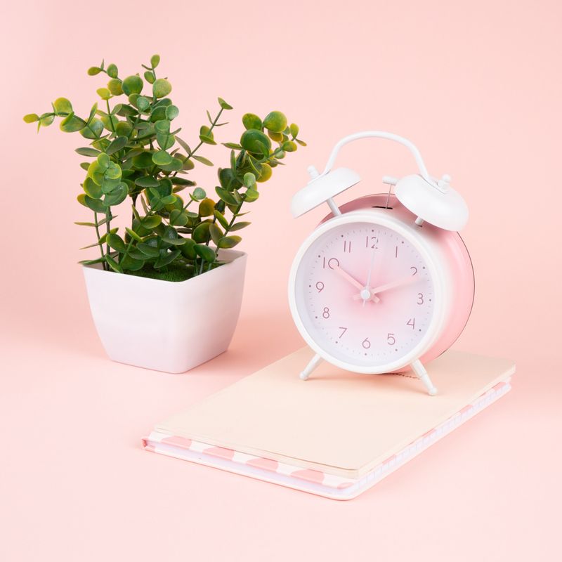 Reloj-Despertador-Doble-Campana-Acero-Inoxidable-Rosa-Degradado-11-7x5-7x16-cm-3-28857