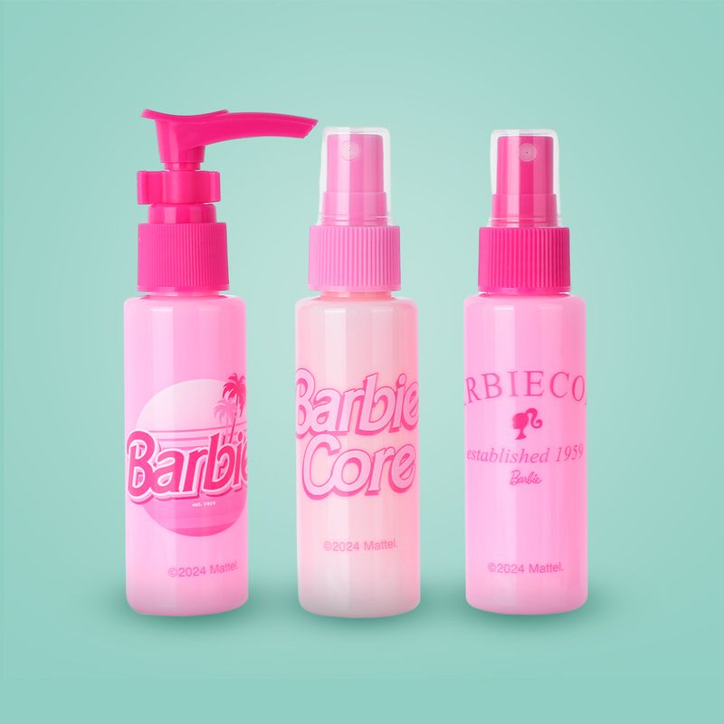 Kit-Botellas-De-Viaje-Barbie-Pl-stico-Rosas-8-Piezas-2-28889