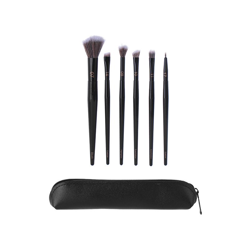 Kit-Brochas-De-Maquillaje-Con-Cosmetiquera-Black-Gold-Sint-ticas-Negras-6-Piezas-1-28913