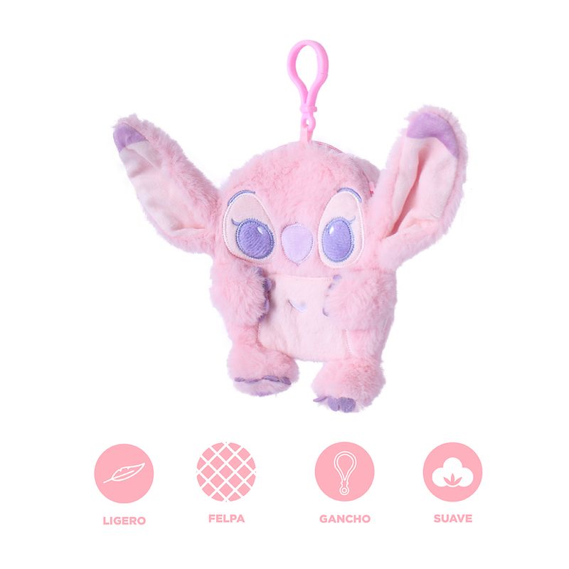 Monedero-Disney-ngel-100-Poli-ster-Rosa-12-cm-4-28871