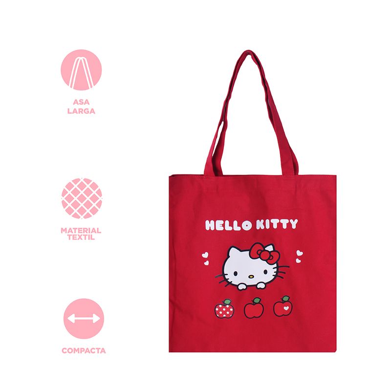 Bolsa-De-Compras-Sanrio-Hello-Kitty-Textil-Roja-34x38-cm-4-28933