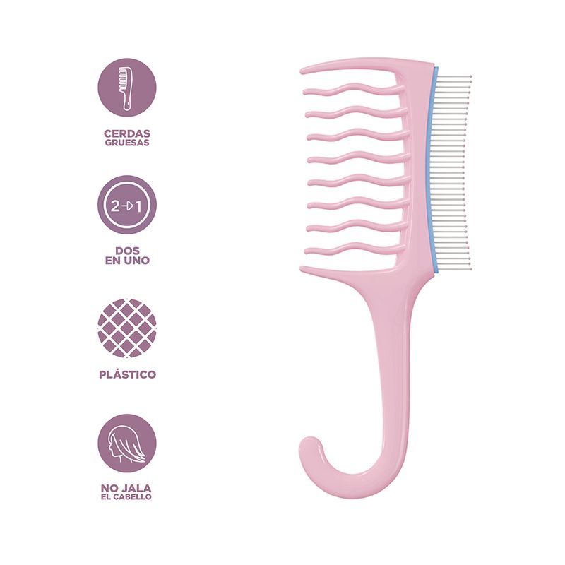 Peine-Para-Cabello-Comfort-Sint-tico-Rosa-Doble-Cara-4-29146