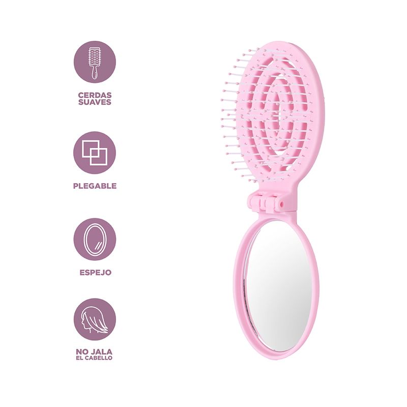 Cepillo-Con-Espejo-Sanrio-Hello-Kitty-Compacto-Sint-tico-Rosa-Redondo-3-29177