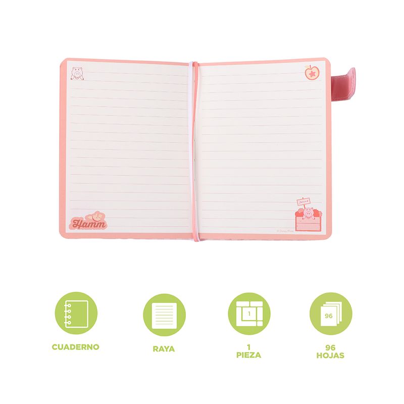 Libreta-Disney-Hamm-Toy-Story-16-7x12-5-cm-Rayas-96-Hojas-3-29185