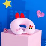 Almohada-De-Viaje-Las-Chicas-Superpoderosas-Bomb-n-Memory-Foam-Rosa-32x30-cm-2-29196