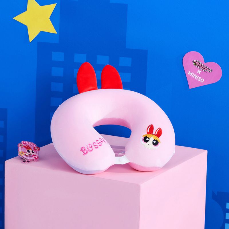 Almohada-De-Viaje-Las-Chicas-Superpoderosas-Bomb-n-Memory-Foam-Rosa-32x30-cm-2-29196