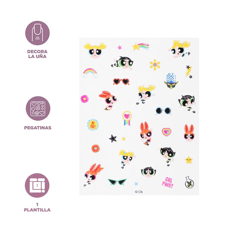 Stickers-Para-U-as-Las-Chicas-Superpoderosas-Combatiendo-El-Crimen-Multicolor-5-29225