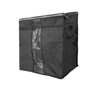 Bolsa De Almacenamiento Para Ropa Plegable Textil Gris 47x50 cm