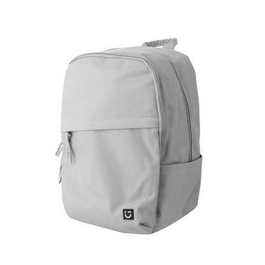Mochila Casual Minimalista Textil Gris 41x29x17 cm