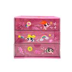 Organizador-De-Escritorio-Con-Cajones-Las-Chicas-Superpoderosas-Sint-tico-Rosa-17x11x15-2-cm-1-29202