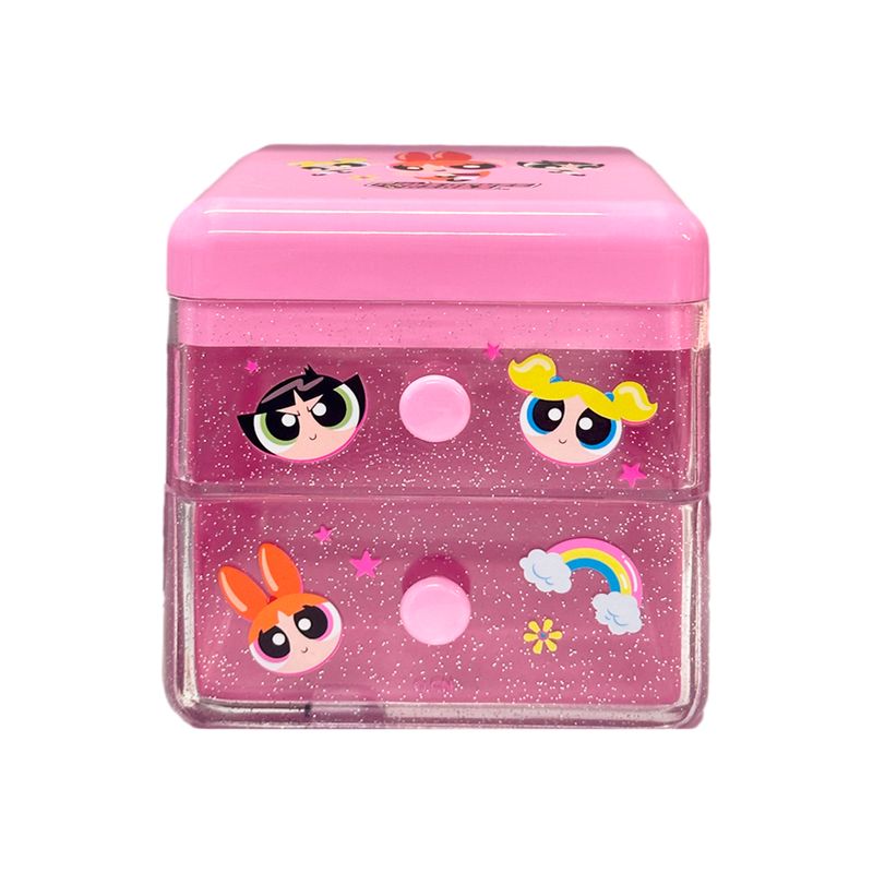Organizador-De-Escritorio-Con-Cajones-Las-Chicas-Superpoderosas-Sint-tico-Rosa-12-5x11-5x12-cm-1-29203