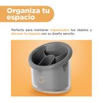 Organizador-De-Escritorio-Silver-Gray-Pl-stico-Negro-15-5x11-8x17-5-cm-5-29217