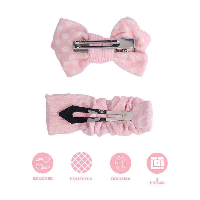 Kit-Accesorios-Para-Cabello-Minimalistas-Sint-ticos-Rosas-3-Piezas-3-29364