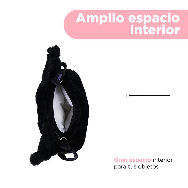 Bolso-Crossbody-Sanrio-Kuromi-Textil-Negro-5-29384