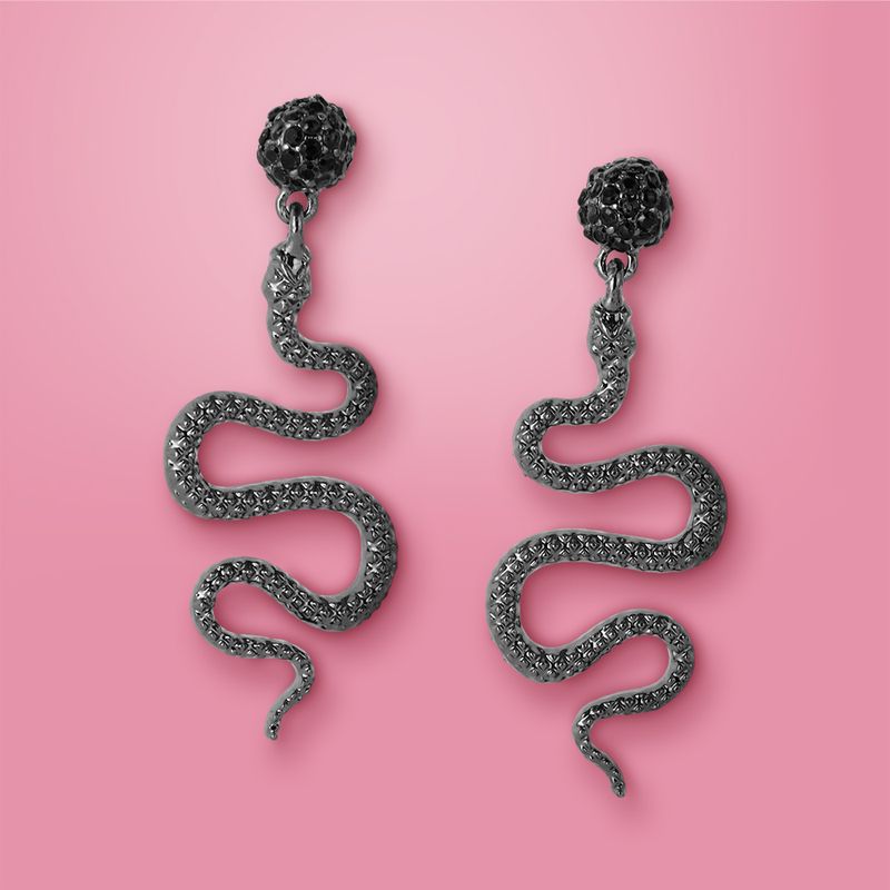 Aretes-Dark-Met-licos-Negros-Dise-o-De-Serpiente-2-29392