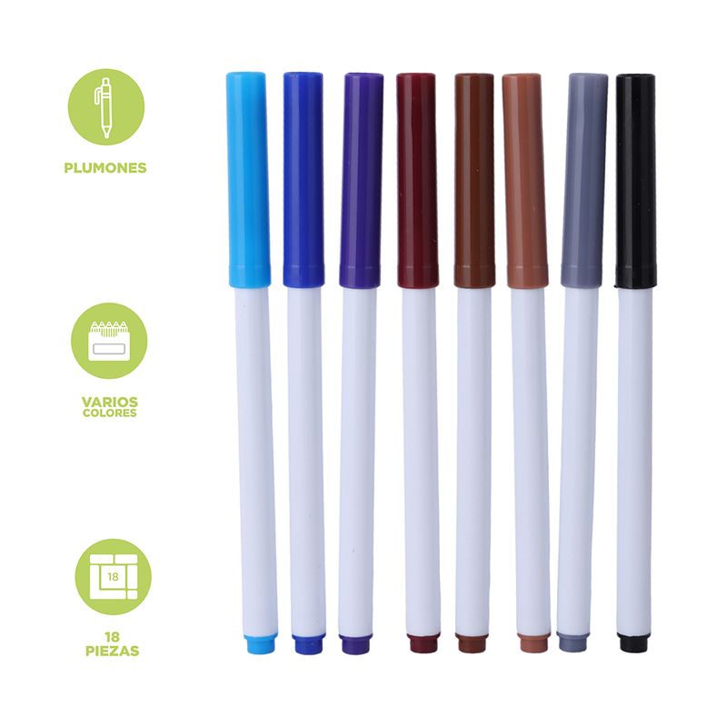 Paquete-De-Plumones-Tipo-Acuarela-Multicolor-18-Piezas-3-29416