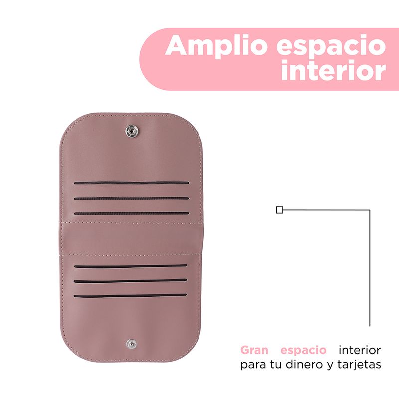 Cartera-Para-Mujer-Shiny-Sint-tica-Rosa-11x10x1-cm-4-29471