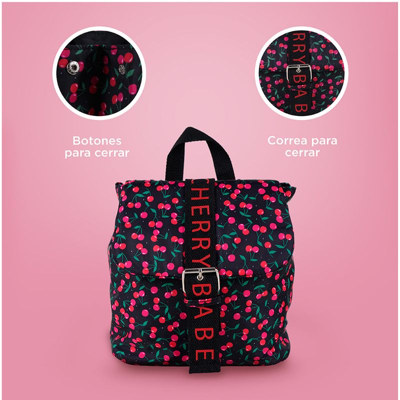 Mochila-Casual-Cherry-Valentine-Textil-Negra-32x14x26-cm-6-29477