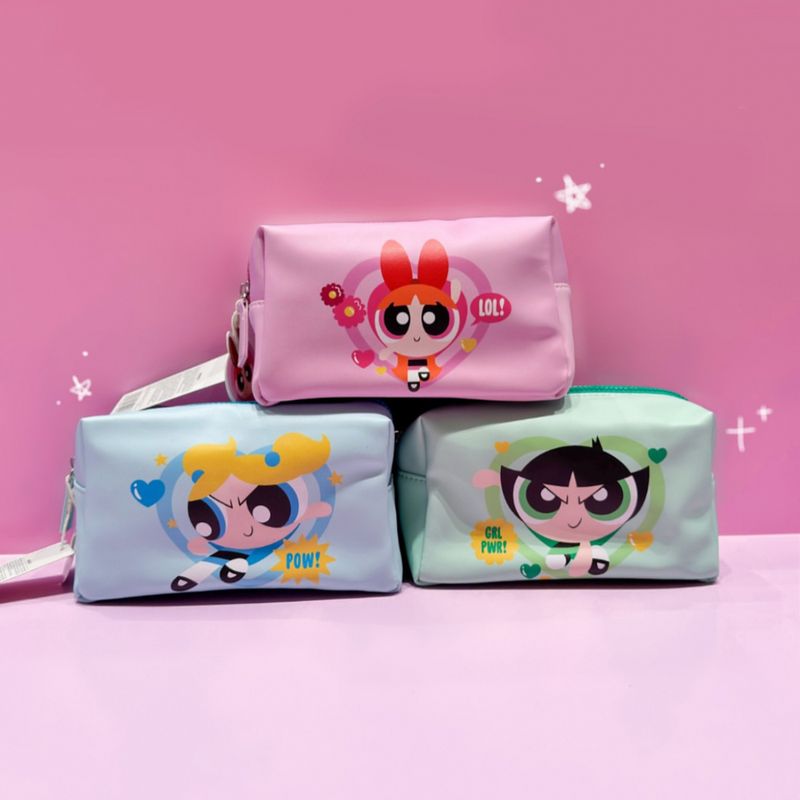 Cosmetiquera-Las-Chicas-Superpoderosas-Bomb-n-100-Poli-ster-Rosa-20x10x12-cm-4-29516